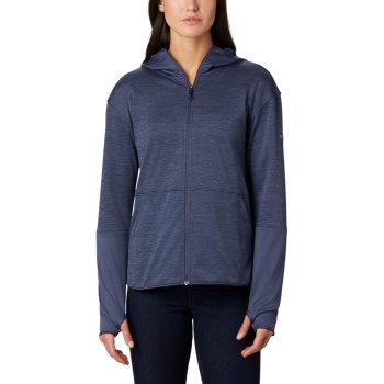 Columbia Ženske Jakne - Rosemont Station II Hooded Full Zip Fleece Tamnoplave | IZKX-63419